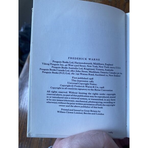 The Tale Of Jemima Puddle-Duck By Beatrix Potter Hardback Book Original Edition - Picture 6 of 7